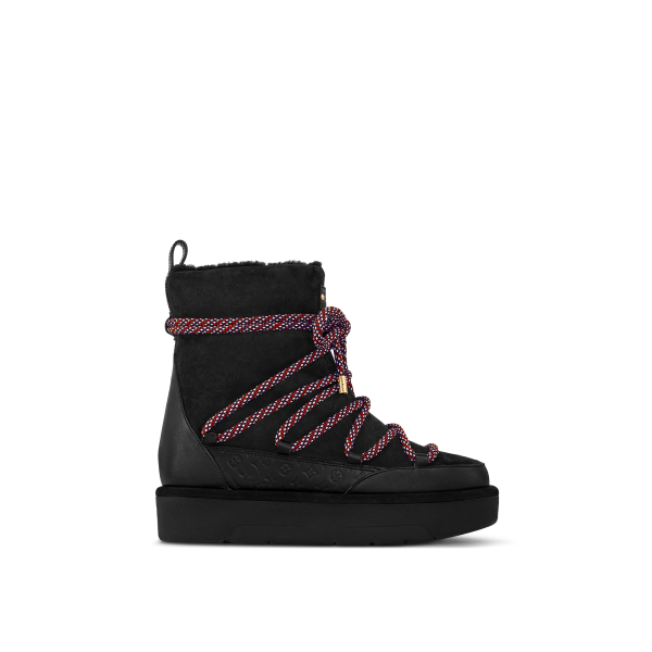 LV Aspen Platform Ankle Boot Lace