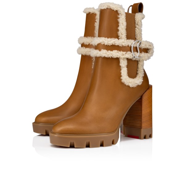 CL Chelsea Lug 100 mm Low boots - Calf leather and shearling