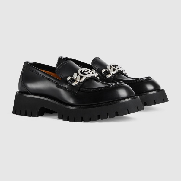 Gucci groove sole loafers